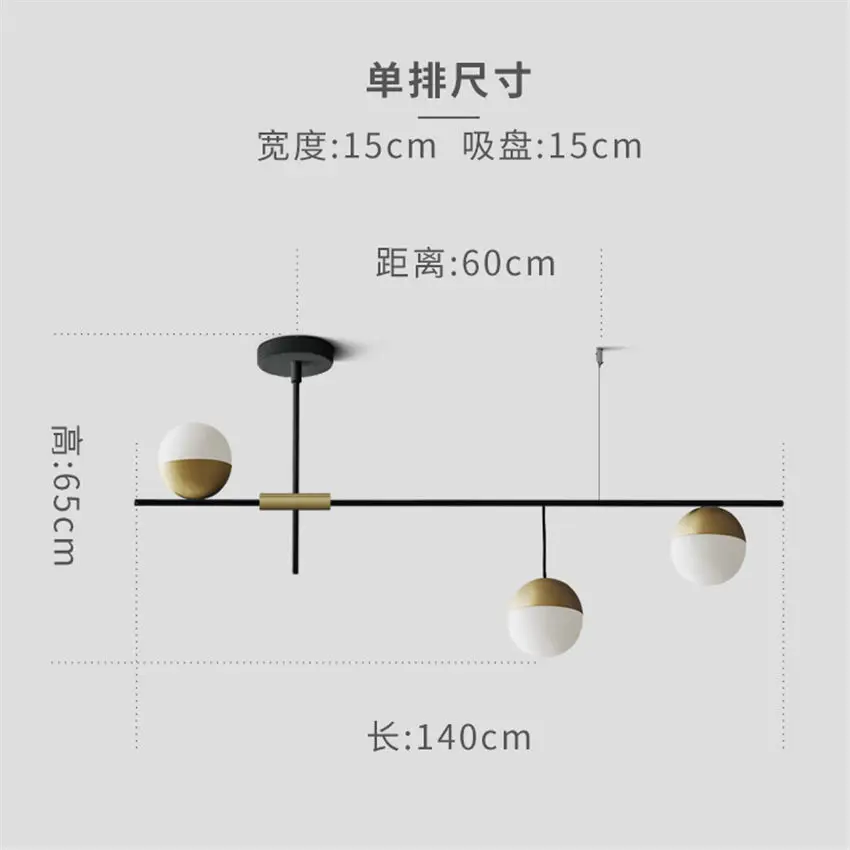 nordic glass balls chandelier postmodern design metal molecule lamp for villa hotel kitchen industrial lighting fixtures ceiling