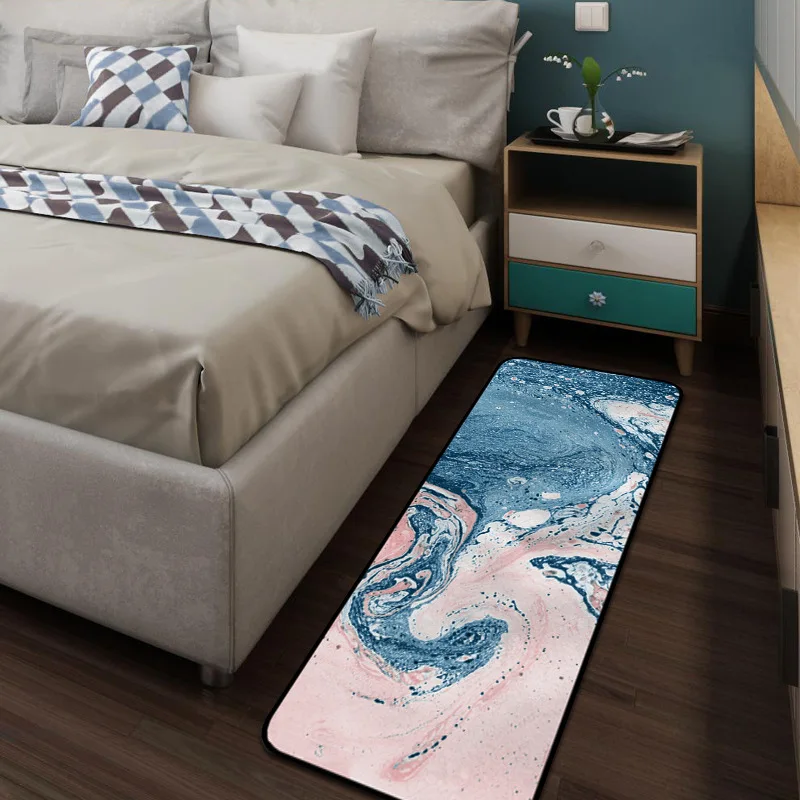 

Creative Europe Type 3D Printed Carpets Hallway Carpet Doormat Bathroom Kitchen Absorb Water Antiskid Mat Home bedside Area Rug