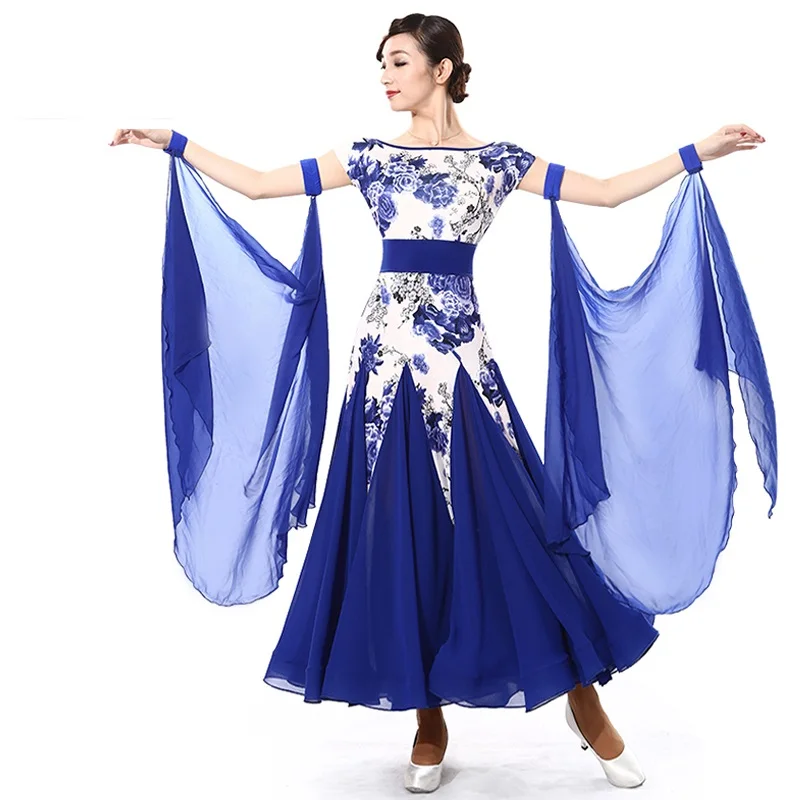 Ballroom Dance Dress Accessories Ribbon Walt Dress Hand Floating Sleeves Standard Ballroom Dress Wrist Streamer Arm Streamer