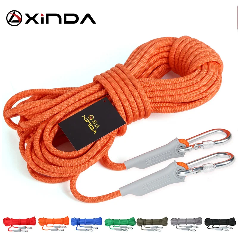 XINDA-Corde de sécurité flottante pour trekking en plein air, accessoires de randonnée, escalade, diamètre 10mm, haute résistance