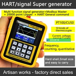 HART Moden 4-20mA generatore di segnale di calibrazione tensione di Corrente PT100 termocoppia trasmettitore di Pressione Logger frequenza MR9270S