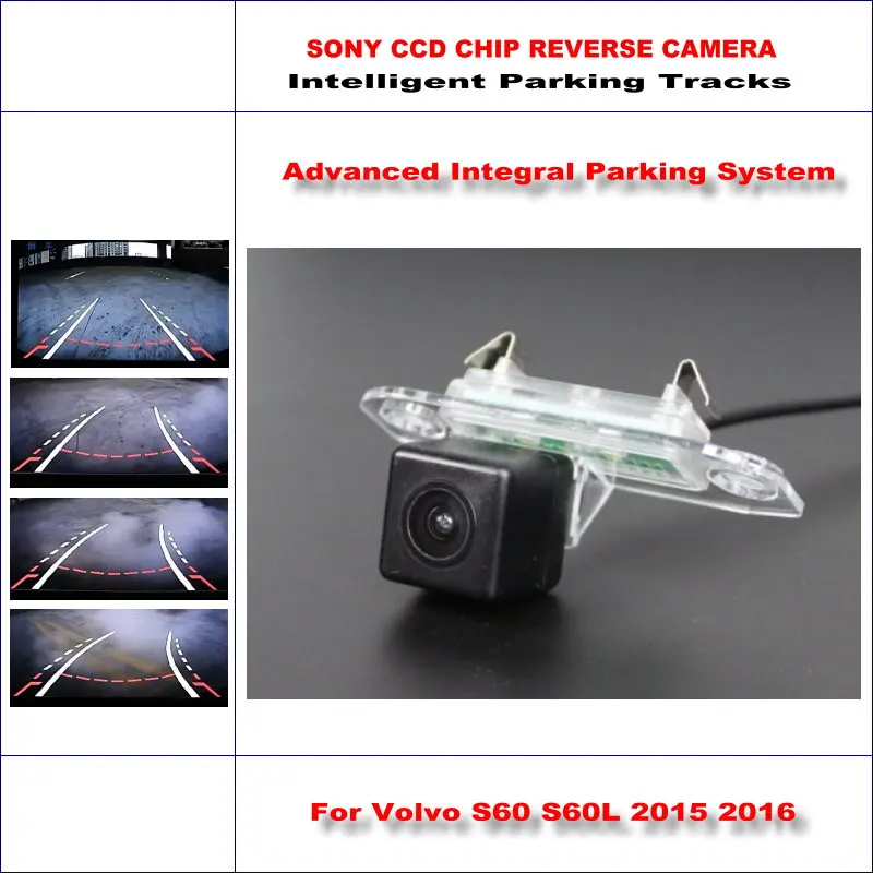 

For Volvo S60/S60L 2015 2016 Car Intelligentized Reverse Parking Camera Rear View Back HD Dynamic Guidance Tracks CAM