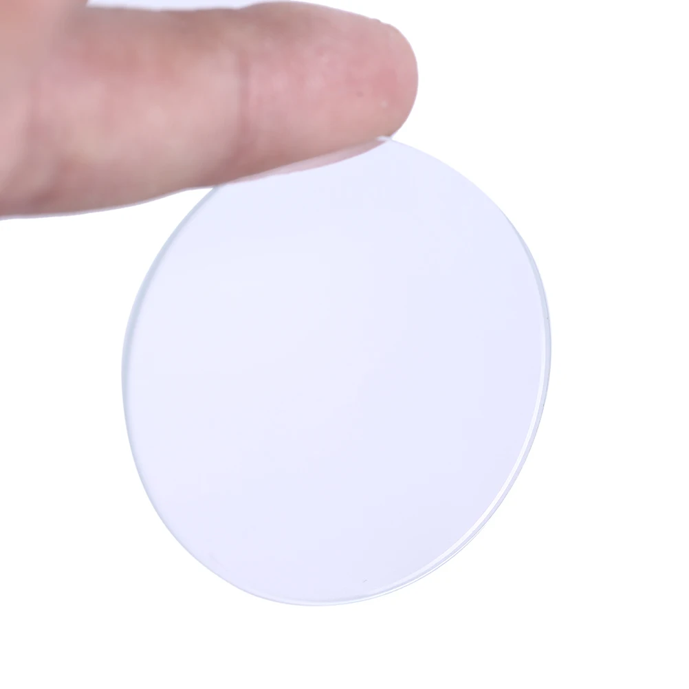 5pcs For Watch Repair Size  36mm/37mm/38mm/39mm/40mm Watch Glass  Anti-scratch Transparent Round Crystal Glass Part