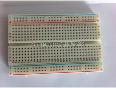 ! 5pcs Quality mini bread board / breadboard 8.5CM x 5.5CM 400 holes.