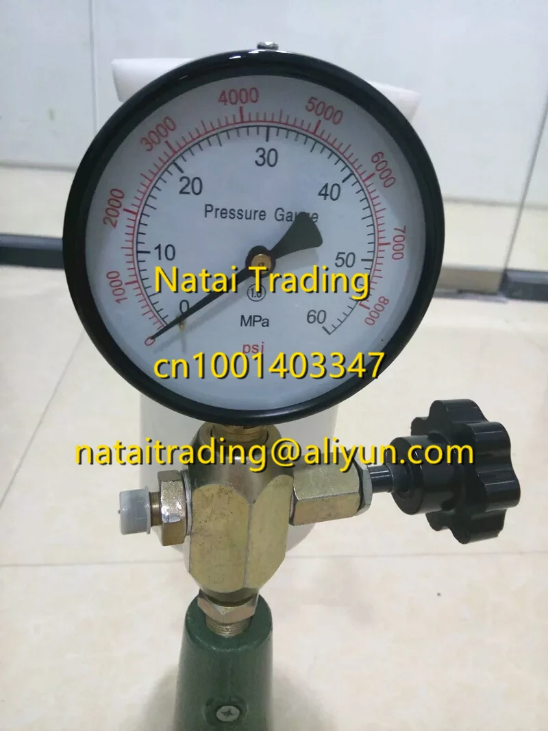 S80h diesel injector nozzle tester made of aluminium with big oil tank