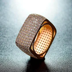 Dolaime Silver Color Wedding Rings For Women Square Simulated Zircon Jewelry Bague Bijoux Femme Engagement ring R638