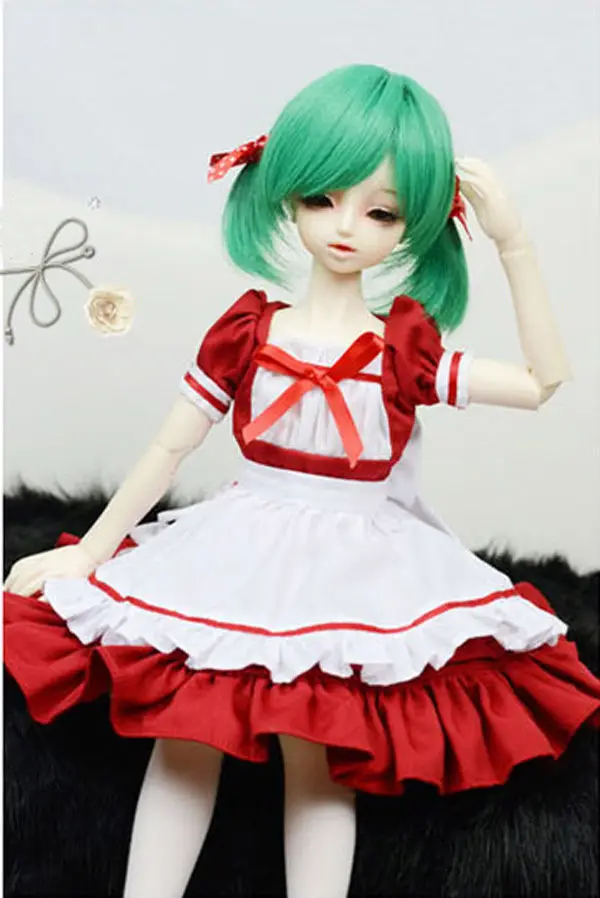 [wamami] 220# Red Maid Dress/Suit 1/4 MSD 1/3 SD DZ AOD BJD Dollfie