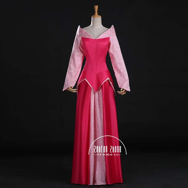 Top Quality Newest Style Princess Aurora Cosplay Costume For Adult women Party Dress Can Be Custom-Made