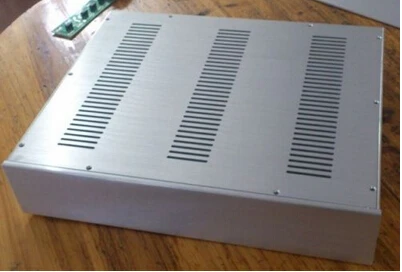 4809 Full aluminum chassis Amplifier Case Preamp enclosure DAC box silver