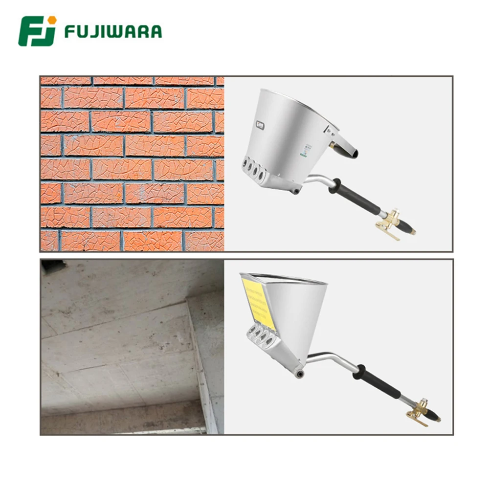 FUJIWARA 3.5L Pneumatic Cement Mortar Spray Gun Wall And Roof Rapid Blasting Mortar Cement Wall Machine Roof Spray Gun Air