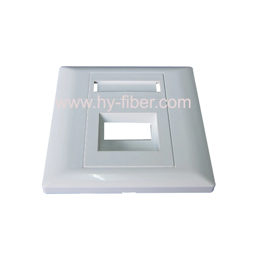 FTTH Wall Outlet Face Plate, FTTH, 8686 Type,Without Adapter,FTTx Terminall,Fiber Optical