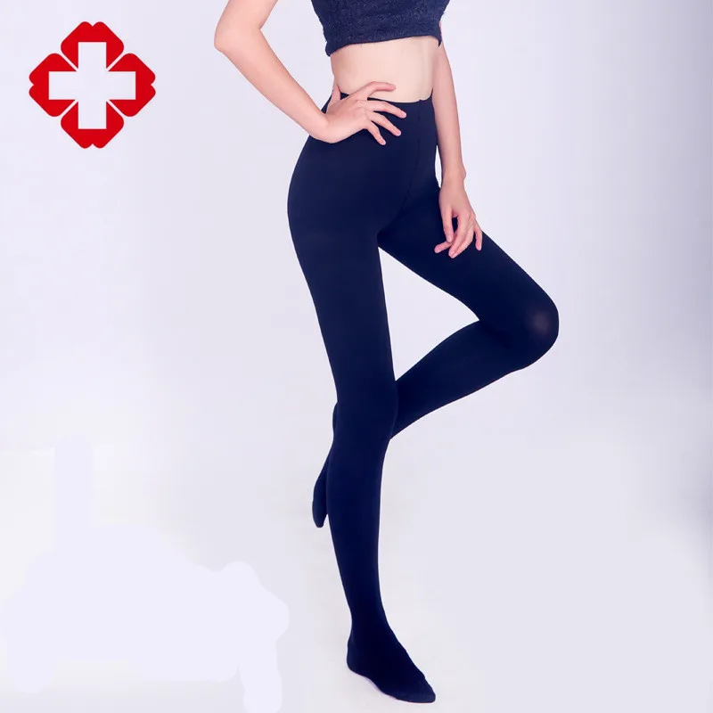 women Men Plus size Varicose veins 30 mm Hg Medical Pressure CLASS 2 Nylon Pantyhose Compression Stockings Tights