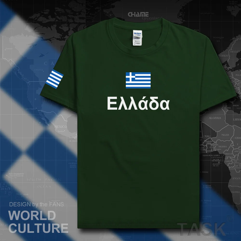 Greece mens t shirts fashion 2017 jersey nation team cotton t-shirt meeting fitness brand clothing tees country flag The Greek