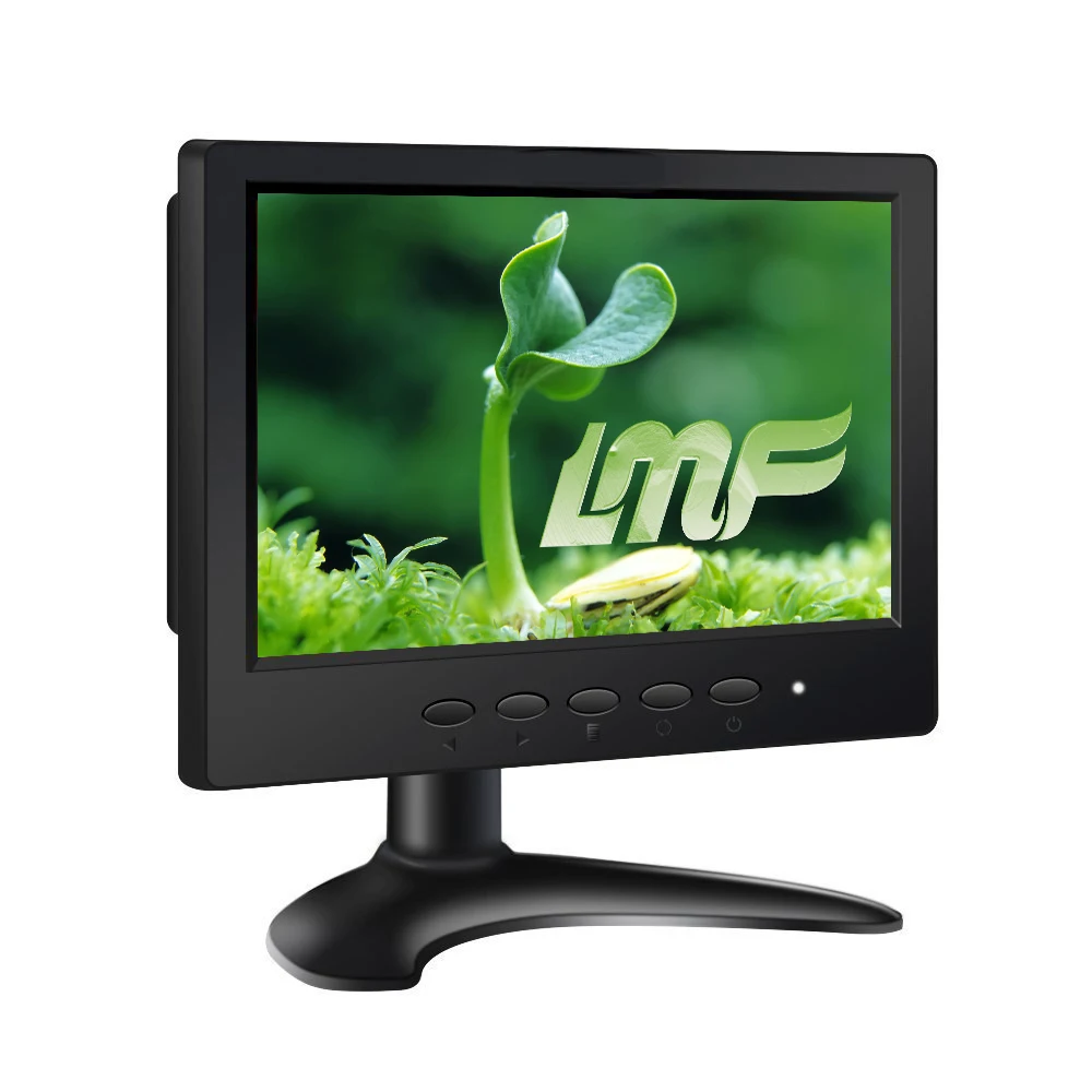 ZHIXIANDA 7 Inch 1024*600 Monitor Small LCD Monitor Lcd Monitor Portable LCD Monitor With AV/BNC/VGA/HDMI/USB Two Speakers