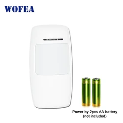 Wofea drahtlose PIR infrarot sensor motion detektor 1527 Typ 3V power für home security alarm 433mhz