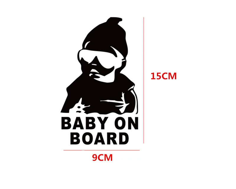 15*9CM Car styling BABY ON BOARD Car stickers for Nissan Teana X-Trail Qashqai Livina Tiida Sunny March Murano Geniss Juke