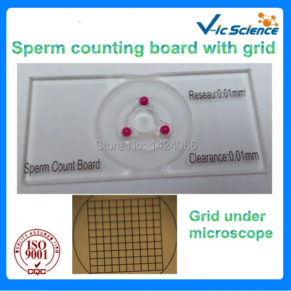 

High Quality Sperm Counting Board With Grid