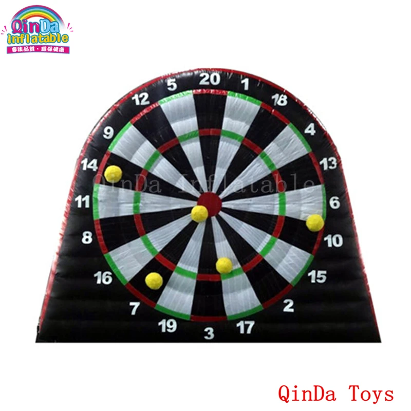 2017 Hot Product 6m High 7m Long Darts Professional Design, Inflatable Football Dart Board With Sticky Balls