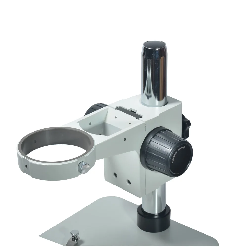 A1 Metal Stereo Zoom Microscope Focus Arm Adjustment Microscopio Head Holder 76MM Pillar Stand Arbor For Trinoculars