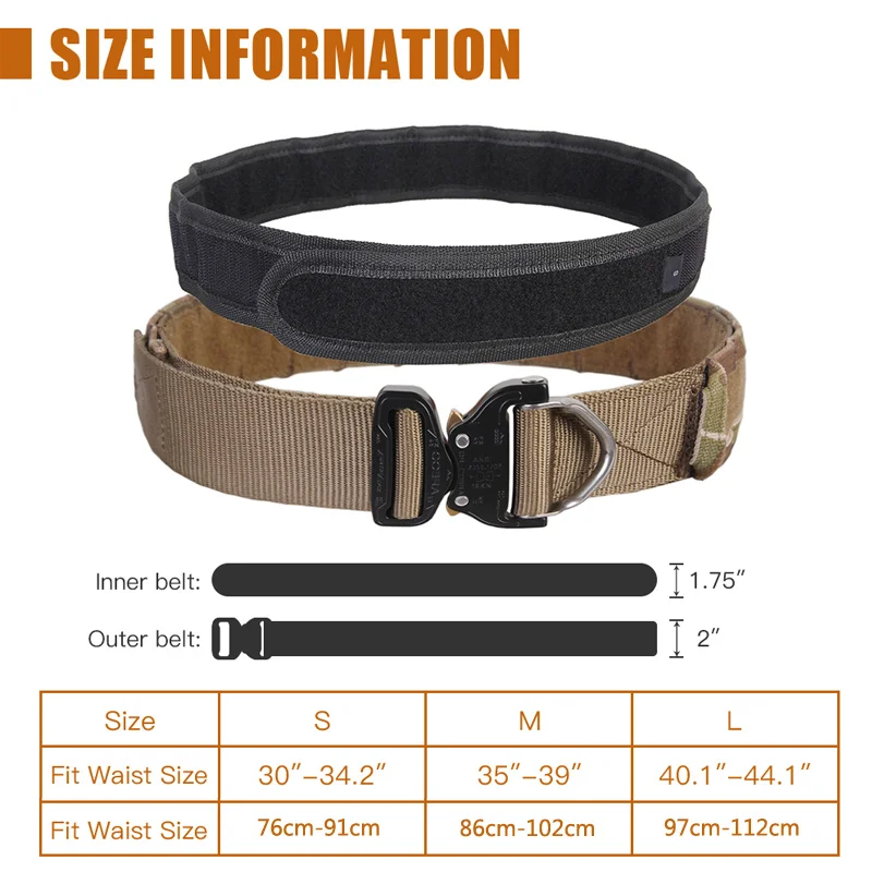 Emerson Tactical Cobra Buckle Duty Belt 1.75 \