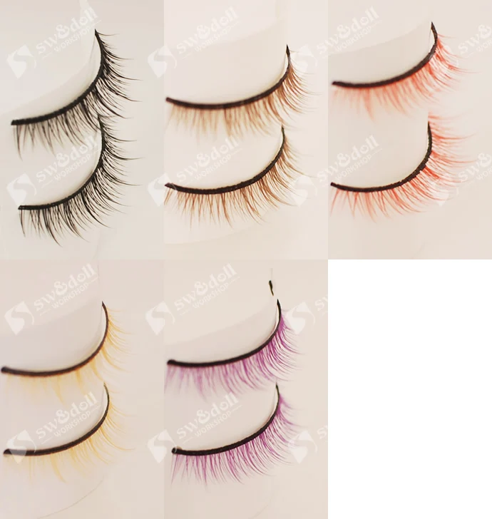 BJD Make Up ขนตาปลอมสำหรับ BJD/SD Face Up Eyelash ตุ๊กตาอุปกรณ์เสริม16C0994