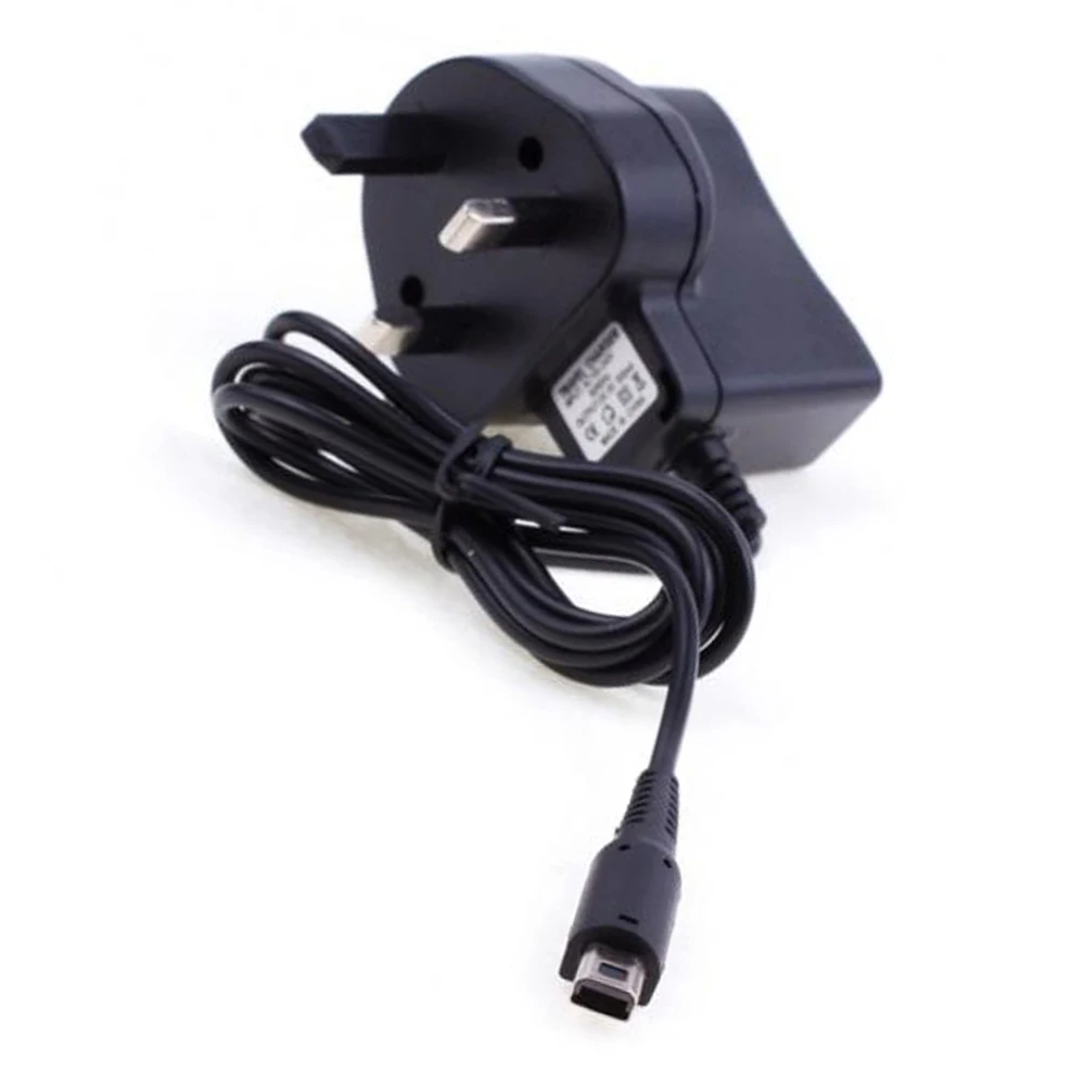 

100PCS New Travel Charger AC Adapter fire ox Power adpter For 3DS XL LL Power charging adapter UK Plug Accessories