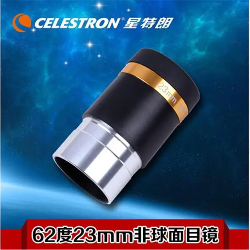 

Широкоугольный окуляр Celestron 62 градуса, 23 мм, аксессуары для телескопов, 1,25 дюйма