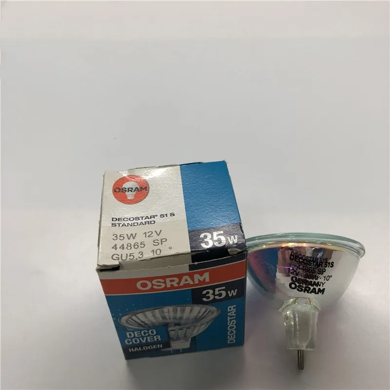 

For 10PSC OSRAM 44865SP 12V35W 10 Degree GU5.3 Bulb,44865 SP 12V 35W Halogen Lamp, Diameter 51mm