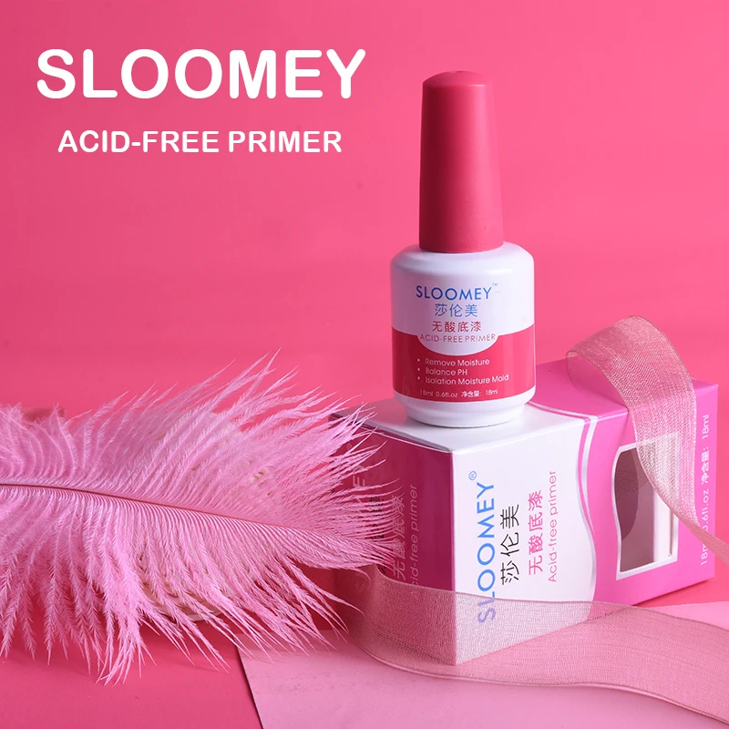 SLOOMEY 18ml Nail art no-acid primer base coat gel lacquer Removing Grease Balance Special Tool For Nail Polish UV Gel