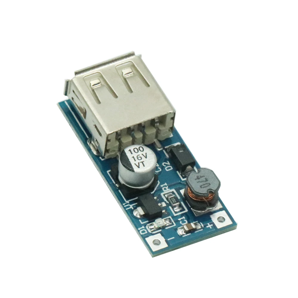 High Conversion! DC-DC USB Step-up Power Boost Module 0.9V-5V to 5V 600mA PFM Control Mini Mobile Booster