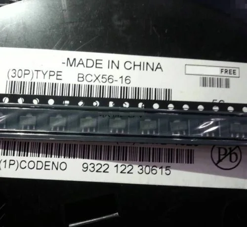 20PCS BCX56-16 BCX56 TRANSISTOR NPN 80V 1A SOT89 NEW