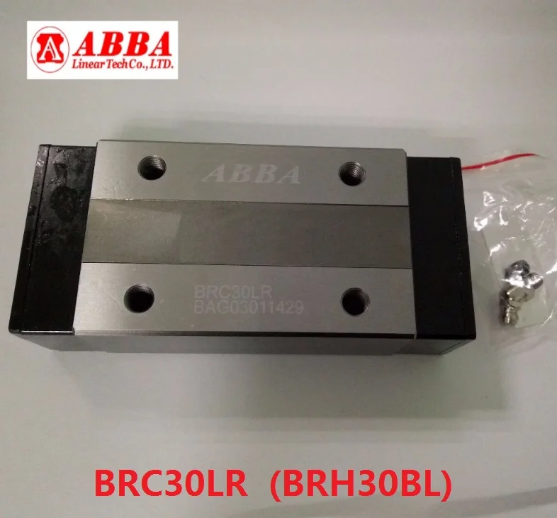 1pcs Original Taiwan ABBA BRC30LR/BRH30BL Linear narrow Block Linear Rail Guide Bearing for CNC Router Laser Machine parts