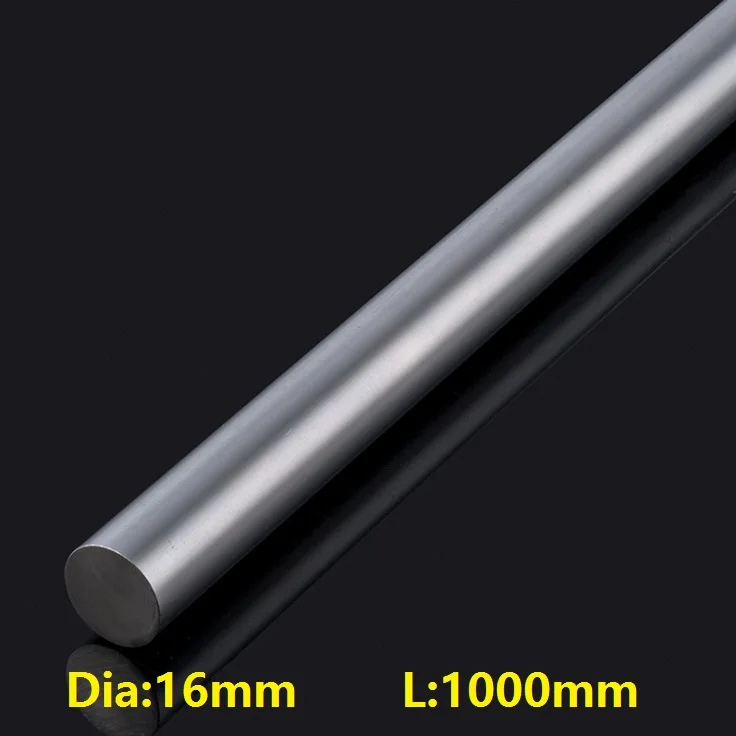 

20pcs/lot 16mm linear shaft 1000mm long chromed plated linear shaft 16mmx1000mm 3D printer parts CNC steel rod