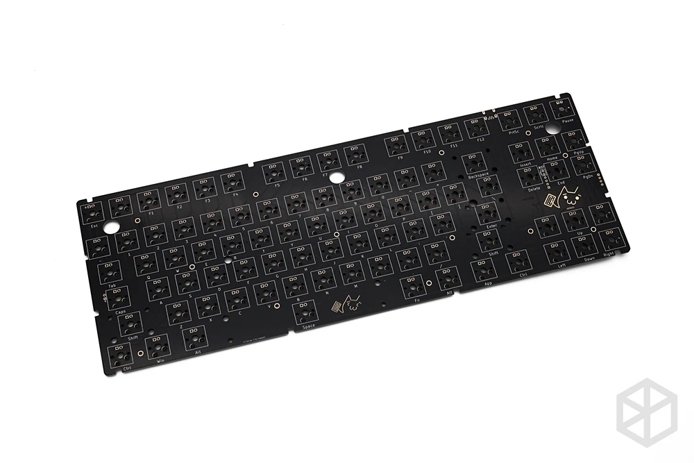 Imagem -02 - Kit de Teclado Mecânico Personalizado Suporta Tkg-tools Underglow Rgb Pcb Programável tipo c Hot Swappable Xd87 hs Xd87 80