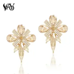 VEYO Luxury Stud Crystal Earrings For Women Vintage Jewelry Top Quality Wholesale