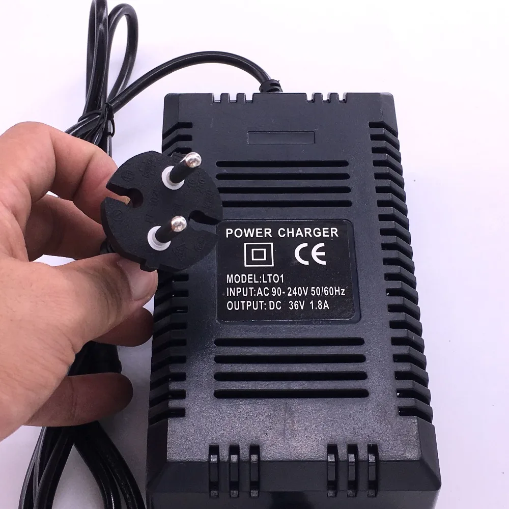 36V Lead Acid Battery Charger For AGM VRLA SLA Gel Battery 36V 10AH 12AH 14AH 20AH RCA Lotus Output AC 90-240V EU Plug