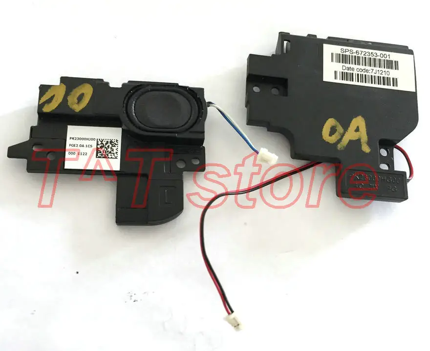 free shipping original 672353-001 for HP Folio 13 13-2000 Series Left and Right Speaker Set test good