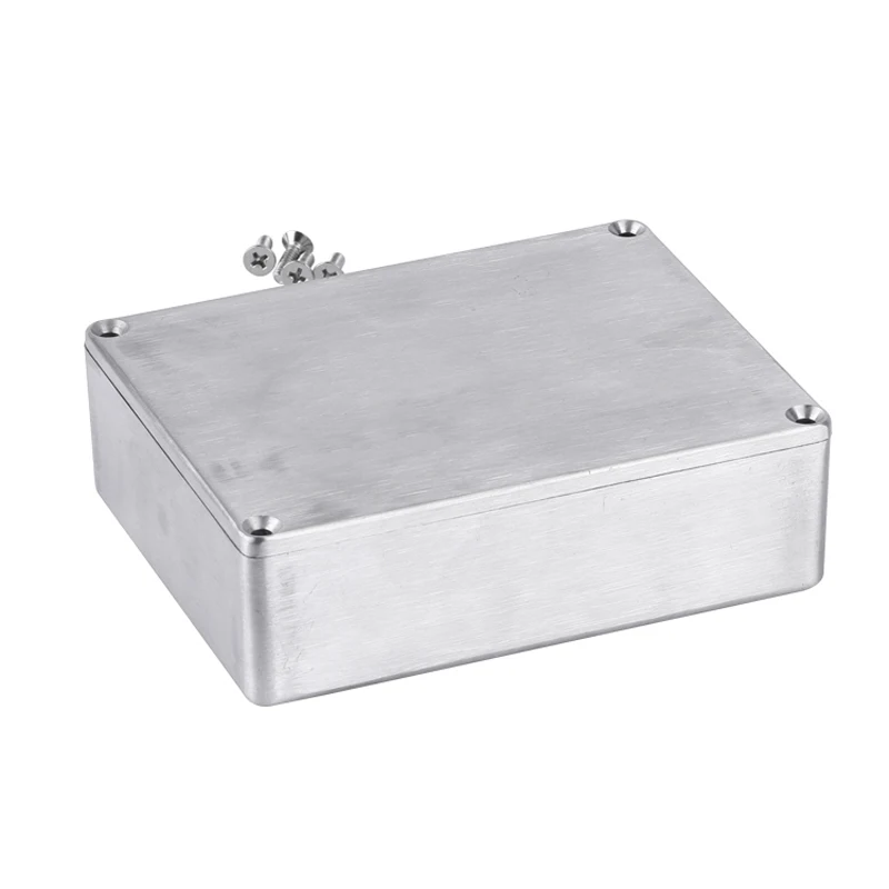 1590XX Silver Aluminium Enclosure Case Hammond Effectors Aluminum Die Cast Enclosure Box