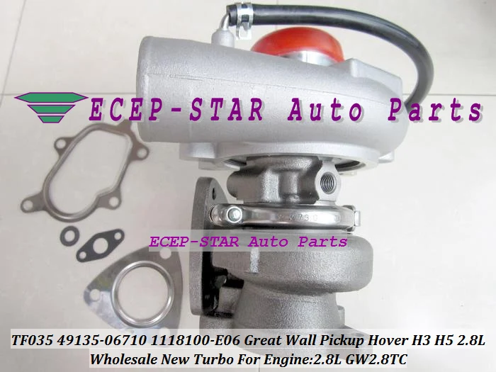 Turbo TF035HM 49135-06710 1118100E06 1118100-E06 49135 06710 4913506710 para camioneta Great Wall Hover H3 H5 Haval 2.8T GW2.8T 2.8L