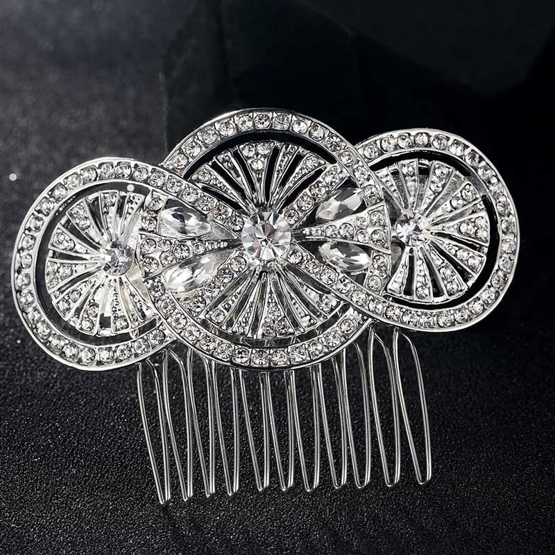 

12pcs/lot Wholesale Rhinestone Hair comb new Flower Hairpins Tiara Women Bridal Head Jewelry for Gifts Colar hair Combs Bijoux