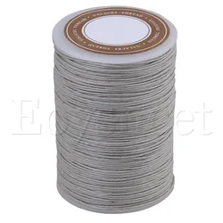 Beige 0.6mm Linen Waxed Wax Thread Cord Sewing Craft for Leather Caft Stitching