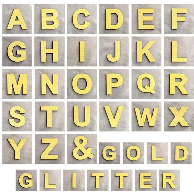 3D Wall Sticker 26 Letters DIY Home Room Art Decor Decals Glitter Mail Box for Background Wall Decor