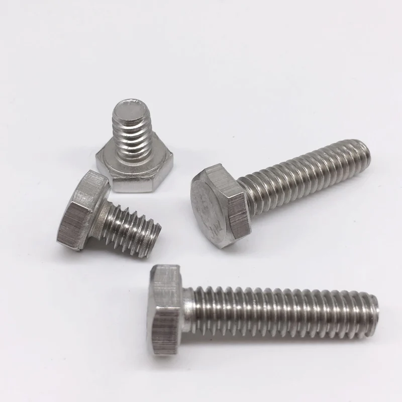 

Wkooa Hex Bolts 1/4-20 UNC Threads Hex Screws Nuts Washers Stainless Steel Pack 100