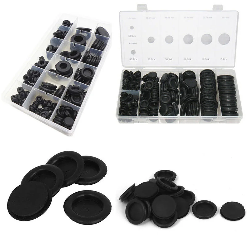 170 Pcs Extensive Rubber Stoppers Body Plugs Stoppers New LB88