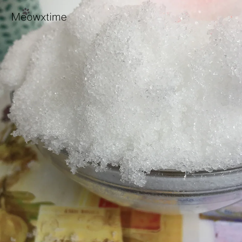 50 g/worek Mer Christmas Gift stwórz własną dekorację DIY Snowflake Powder sztuczna magia Home Decor sztuczny śnieg w proszku scena