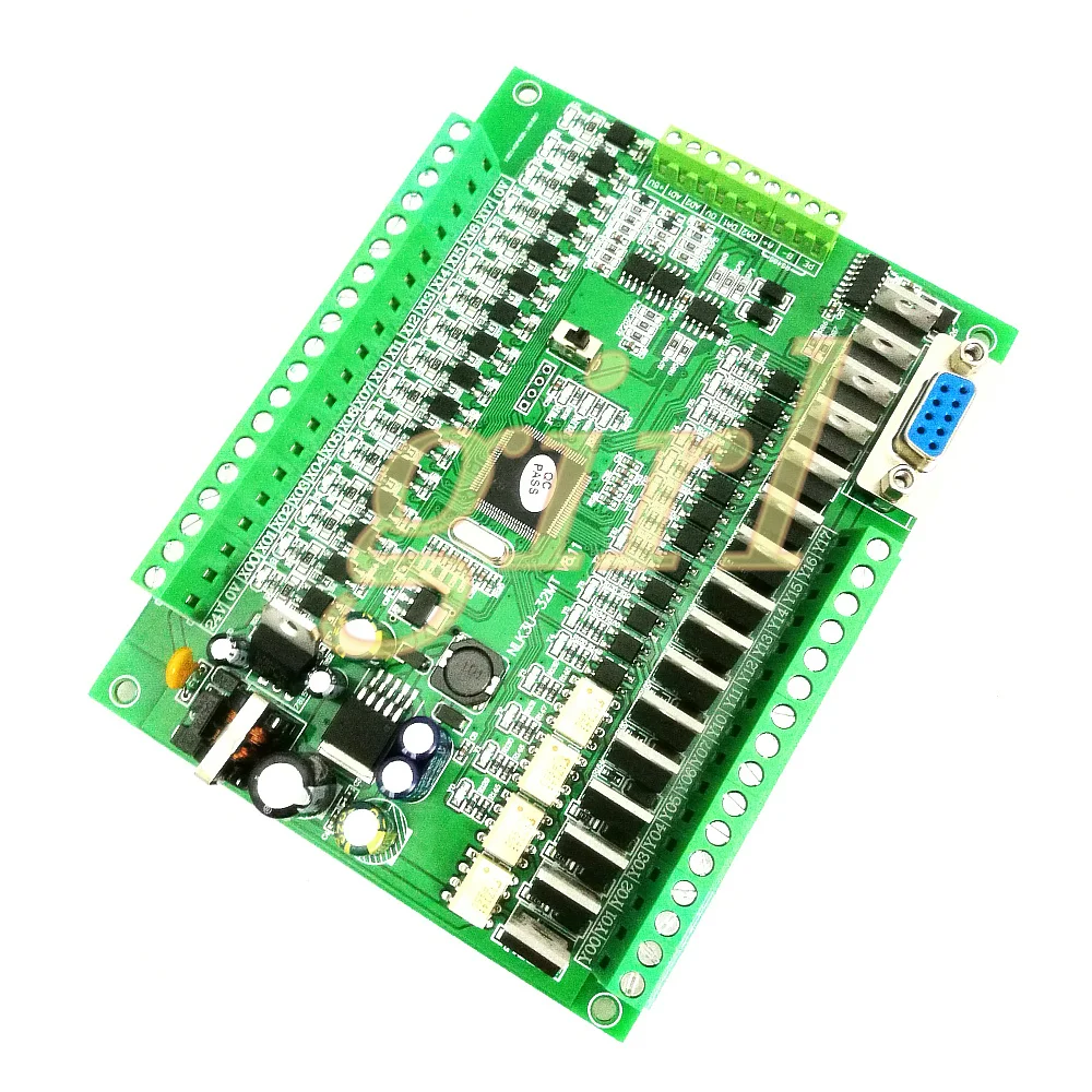 Fx3U-32MT 4 axis 100K pulse output PLC industrial control board homemade PLC controller simulation