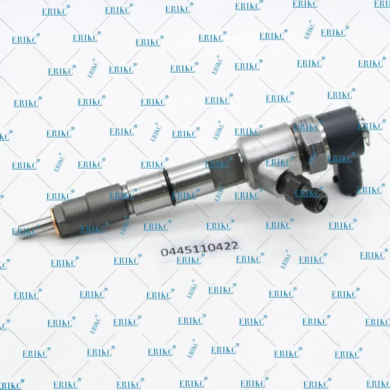 ERIKC 0445 110 422 Injector 0445110422 Diesel Fuel Injection 0 445 110 422 Common Rail Injection Assembly for Iveco CRI2-14