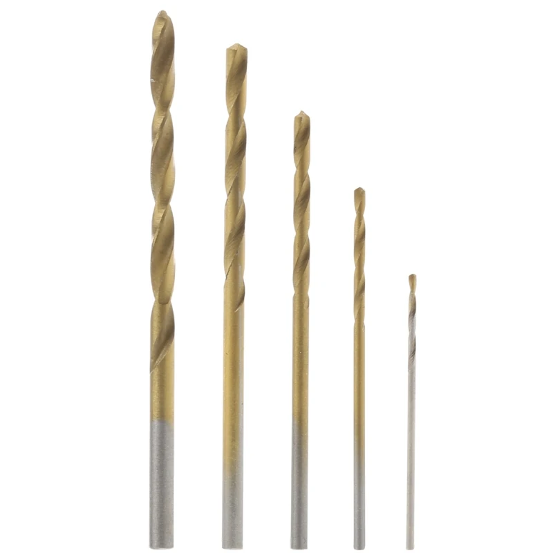 50Pcs/Set High Speed Steel Plating Titanium Coated Metal Drill And Drive Bit Tool Set-Y6.301
