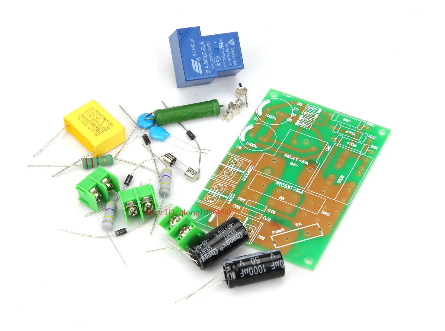 GZLOZONE AC220V (110V) 30A High current soft start board kit for amp DIY ---- L11-20