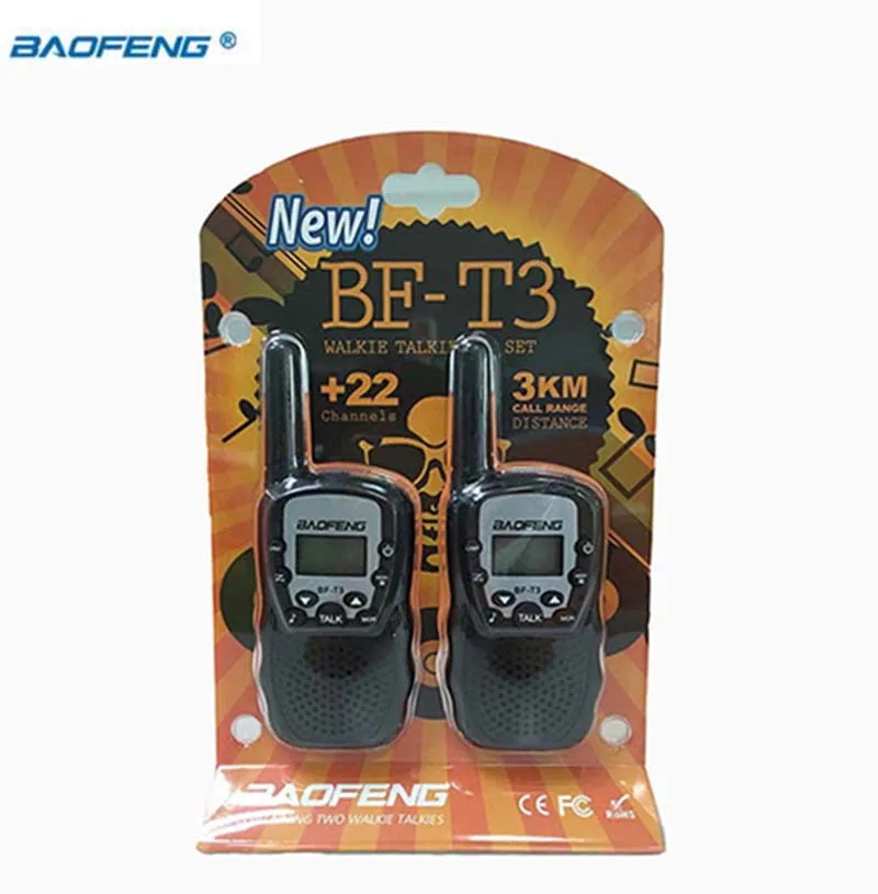 

NEW Baofeng Mini Walkie Talkie Kids With UHF 462.5625-467.7250mhz 22CH Up To 3km Transceiver Radio Children Handheld Interphone